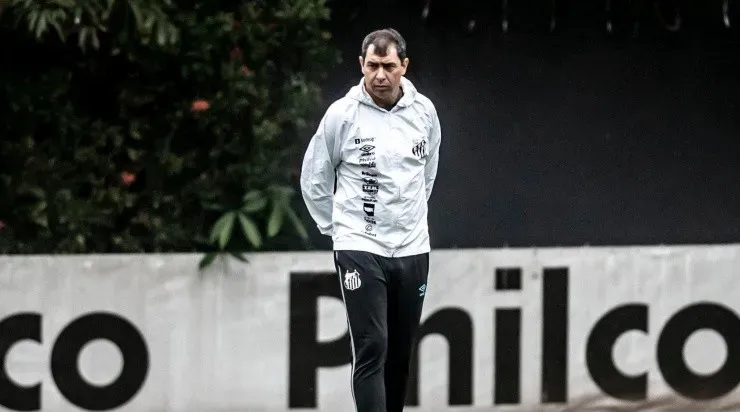 Rueda espera continuar com Carille para 2022. Foto: Ivan Storti/ Santos