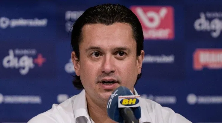 Sérgio Rodrigues explicou porque é a favor da SAF. Foto:Gustavo Aleixo/Cruzeiro