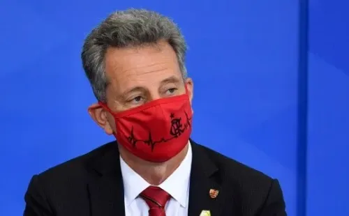 Landim foi reeleito presidente do Flamengo (Foto: Mateus Bonomi/AGIF)