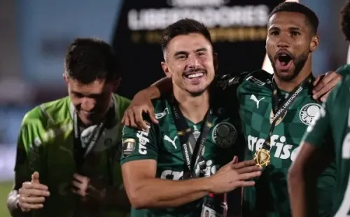 Foto: (Ettore Chiereguini/AGIF) - Mesmo não sendo titular, Willian marcou dois gols pelo Palmeiras na campanha campeã da Copa Libertadores 2021