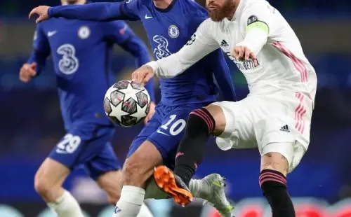 Clive Rose/ Getty Images – Sergio Ramos em sua passagem pelo Real Madrid