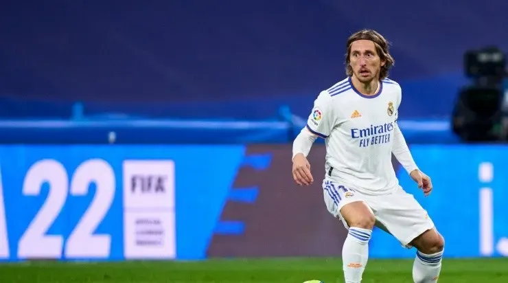 Modric foi um dos jogadores que já tiveram Covid no Real Madrid. Foto:Diego Souto/Quality Sport Images/Getty Images