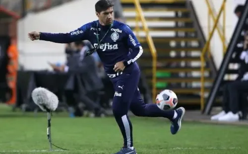Raul Sifuentes/Getty Images/ Abel Ferreira, treinador do Palmeiras.