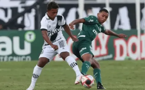 Cesar Greco/Palmeiras - Michel na vitória do Palmeiras por 3 a 0 diante da Ponte