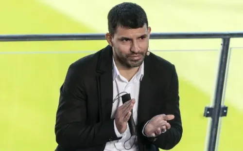 Adria Puig/Anadolu Agency via Getty Images/ Aguero anunciou a sua aposentadoria após problemas cardíacos.