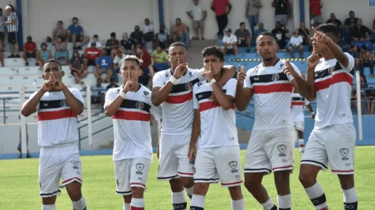 Santa Cruz venceu em sua estreia da Copinha (Foto: Israel Lima/Twitter oficial do Náutico)
