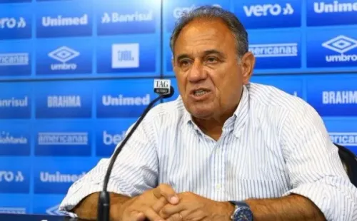 Foto: LUCAS UEBEL / Grêmio / Divulgação – Denis Abrahão negou que o Grêmio esteja interessado na contratação de Jean Carlos, do Náutico