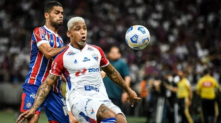 Foto: Kely Pereira/AGIF - David: atacante do Fortaleza é o novo alvo do Inter no mercado