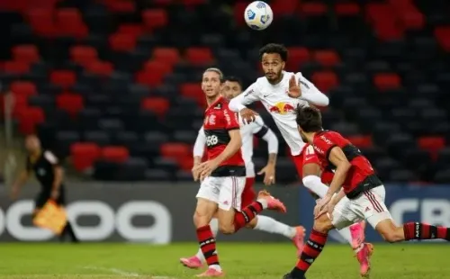 Ari Ferreira/Red Bull Bragantino- Chrigor em ação pelo Bragantino