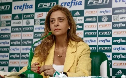 Foto: Marcello Zambrana/AGIF – Leila Pereira é a atual presidente do Palmeiras e tem sido criticada pela torcida no início do mandato