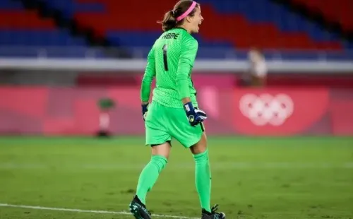 (Photo by Zhizhao Wu/Getty Images) Stephanie Labbé anuncia aposentadoria