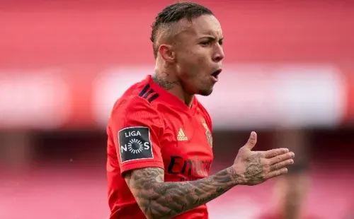 Foto:Jose Manuel Alvarez/Quality Sport Images/Getty Images Everton pode deixar o Benfica em 2022