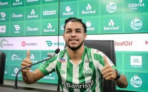 Fernando Alves/E.C Juventude/ Moraes é o oitavo reforço apresentado no Juventude e fala em oportunidade: 'Chego para buscar meu lugar'