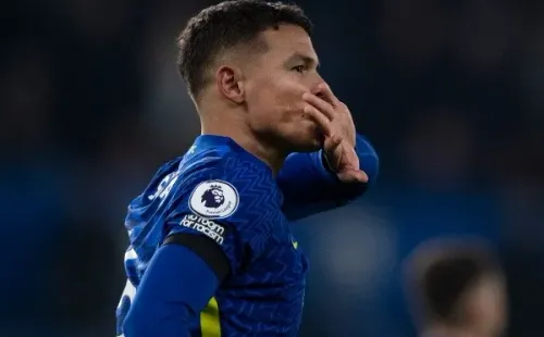 ( (Photo by Visionhaus/Getty Images) Thiago Silva e Weverton brincam sobre possível encontra entre Palmeiras e Chelsea no Mundial de Clubes