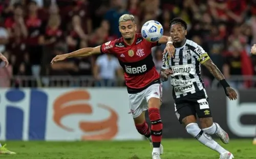 Thiago Ribeiro/AGIF/ Marinho em campo pelo Flamengo.