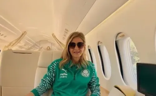 REPRODUÇÃO/INSTAGRAM/ Presidente do Palmeiras, Leia Pereira explica porque não viajou junto com a delegação para o Mundial de Clubes.