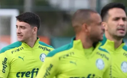 Foto: César Greco / Ag. Palmeiras – Piquerez chegou aos Emirados Árabes no fim de semana e pode atuar contra o Al-Ahly, tudo depende de Abel