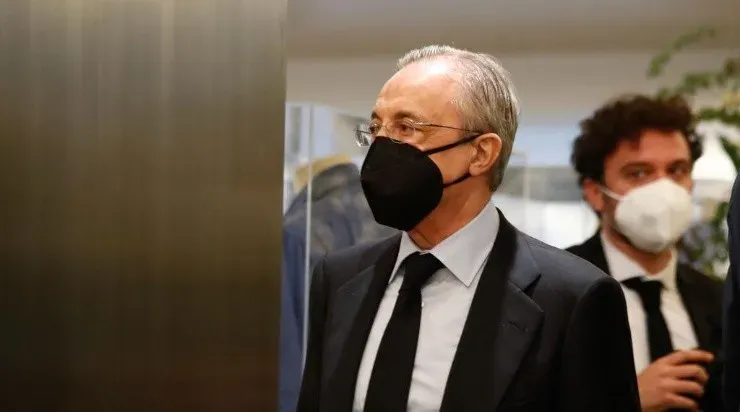 Florentino Pérez quer contratar Haaland na próxima janela de transferências. Foto:Oscar J. Barroso/Europa Press via Getty Images