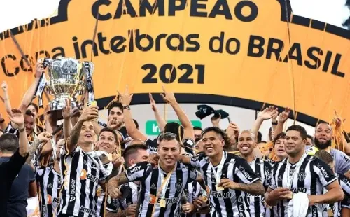 Buda Mendes/Getty Images/ Atlético-MG foi o quarto clube com mais interações em janeiro de 2022.
