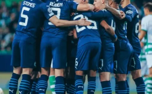 Foto: Divulgação/Manchester City FC – O time inglês pode perder por até quatro gols de diferença no jogo de volta, em Manchester