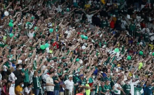Foto: Fabio Menotti – Torcida do Palmeiras foi bastante elogiada por técnico do Chelsea em entrevista à TNT Sports Brasil