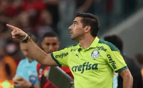 Foto: Cesar Greco – Abel está a um jogo do 4º título à frente do Palmeiras, a Recopa Sul-Americana