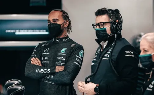 Foto Divulgação F1 - Hamilton foi o mais rápido nestes primeiros testes