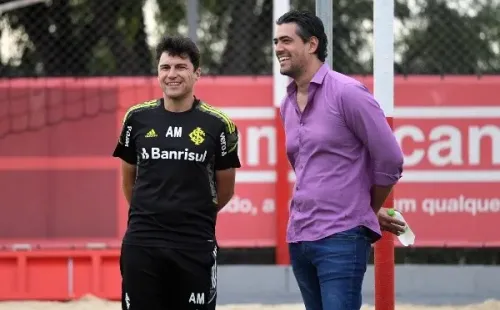 Medina e Bracks com cargos ameaçados no Beira-Rio - Foto: Ricardo Duarte/Inter