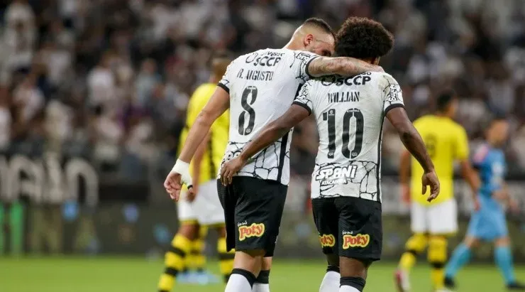 Foto: Rodrigo Coca/SCCP - Renato Augusto teria contribuído no retorno de Willian.