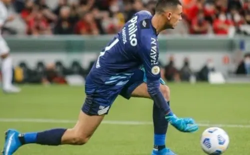 Foto: Gabriel Machado/AGIF – Santos se aproximoudo Flamengo apósvice da Recopa Sul-Americana pelo Athletico-PR