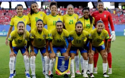 Getty Images/ Seleção brasileira feminina na Copa do mundo 2019.