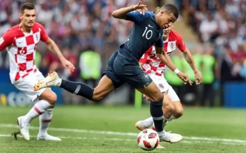 Foto: Ale Cabral/AGIF – Mbappe foi campeão do mundo com a França em 2018, na Rússia