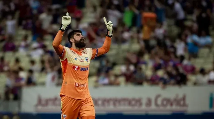 Fernando Miguel desfalcará o Fortaleza por até 45 dias. Foto:Pedro Chaves/AGIF