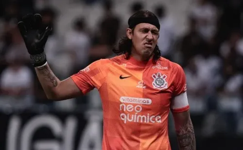Cássio está sendo criticado pela torcida do Corinthians (Foto: Ettore Chiereguini/AGIF)