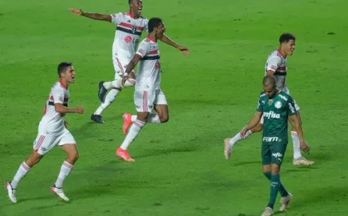 Marcello Zambrana/AGIF/ São Paulo venceu a última decisão contra o Palmeiras.