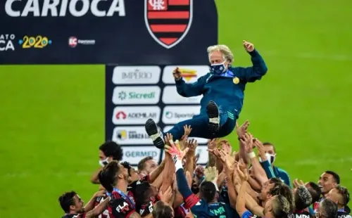 Foto: Thiago Ribeiro/AGIF | Jorge Jesus marcou a história do Flamengo e conquistou uma série de títulos em pouco tempo