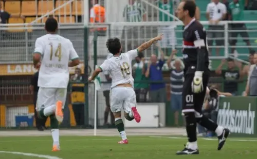 Foto: Moises Nascimento/AGIF – Valdivia comemora gol e provoca Ceni em 2×0 para o Palmeiras em 2014