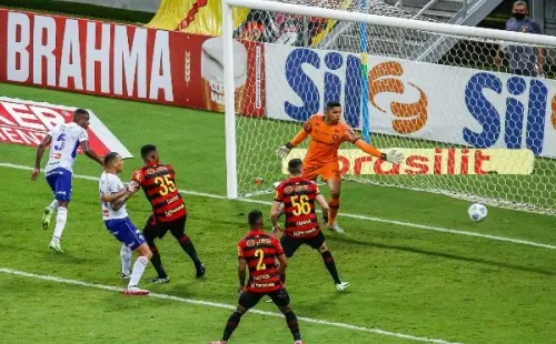 Paulo Paiva/AGIF/ Sport x Fortaleza no Brasileirão A de 2021.