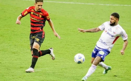 Rafael Vieira/AGIF/ Sport x Fortaleza pelo Brasileirão 2021.