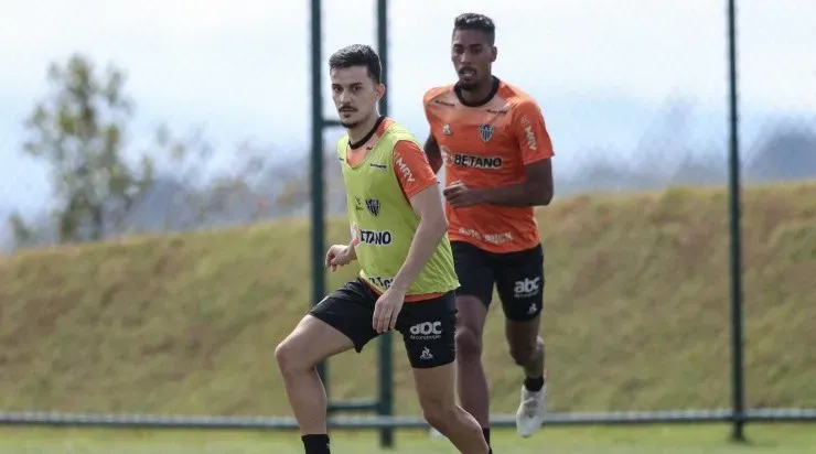 Rodrigo Caetano vetou a saída de Guilherme Castillo para o Grêmio. Foto: pedro Souza/ Atlético Mineiro
