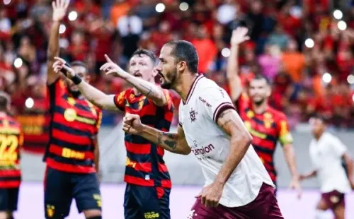 Foto: (Rafael Vieira/AGIF) - Anselmo Ramon assumiu a função de homem-gol do CRB neste início de ano