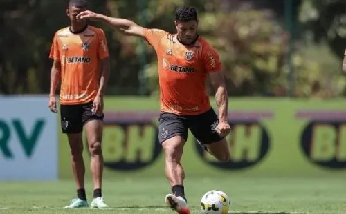 Foto: (Flickr Oficial Atlético/Pedro Souza/Atlético) - Hulk também deve seguir entre os titulares do Galo para a 1ª rodada do Campeonato Brasileiro