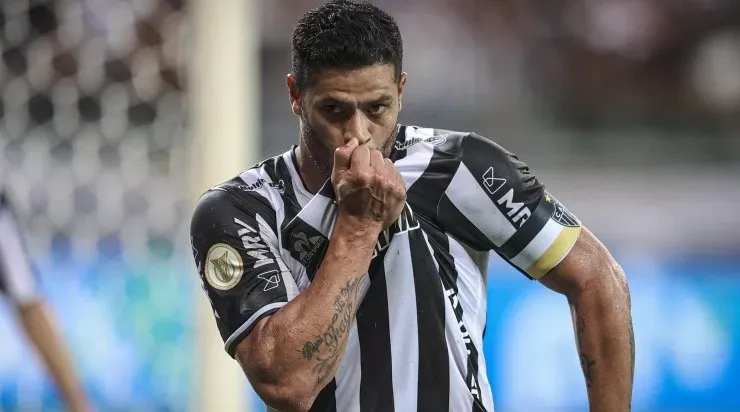 Foto: Pedro Souza/Atlético/Divulgação - Hulk marcou duas vezes para garantir o triunfo do Galo na estreia