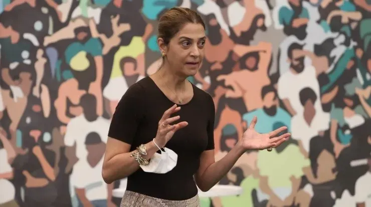 Leila Pereira abriu o jogo e afirmou que a dívida do Palmeiras com a Crefisa gira em torno dos R$ 120 a 130 milhões. Foto: César Greco/ Palmeiras