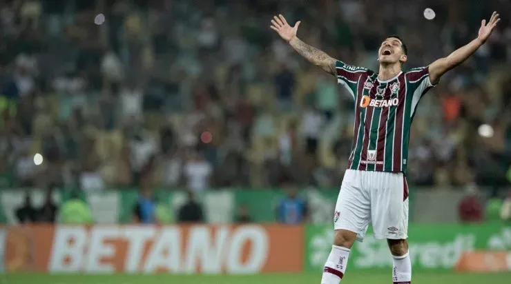 Jorge Rodrigues/AGIF - Nino comemorando conquista do Carioca 2022