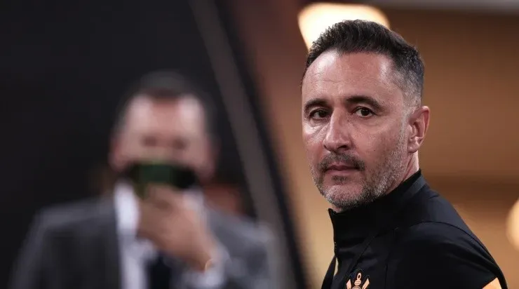 Vitor Pereira rasgou elogios a torcida do Corinthians. Foto:Ettore Chiereguini/AGIF