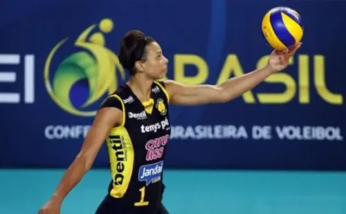 Gáspar Nóbrega/Inovafoto/CBV/ Walewska em quadra.