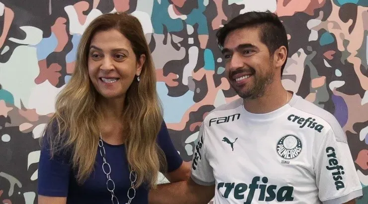 Abel não aceitou os jogadores que Leila Pereira ofereceu para a sequência da temporada. Foto: César Greco/ Palmeiras