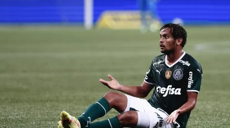 Diretor do Flamengo negou que o clube carioca tenha interesse em Gustavo Scarpa. Foto: César Greco/ Palmeiras