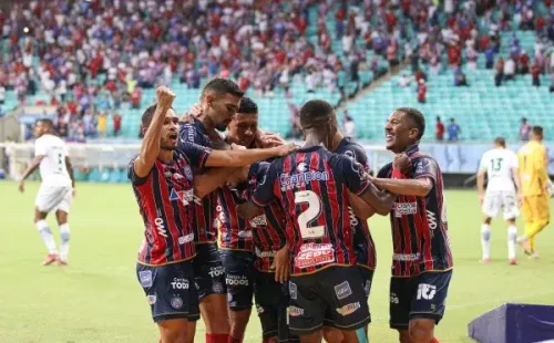 Foto: Renan Oliveira/AGIF – Bahia venceu o Sampaio Corrêa por 1 a 0